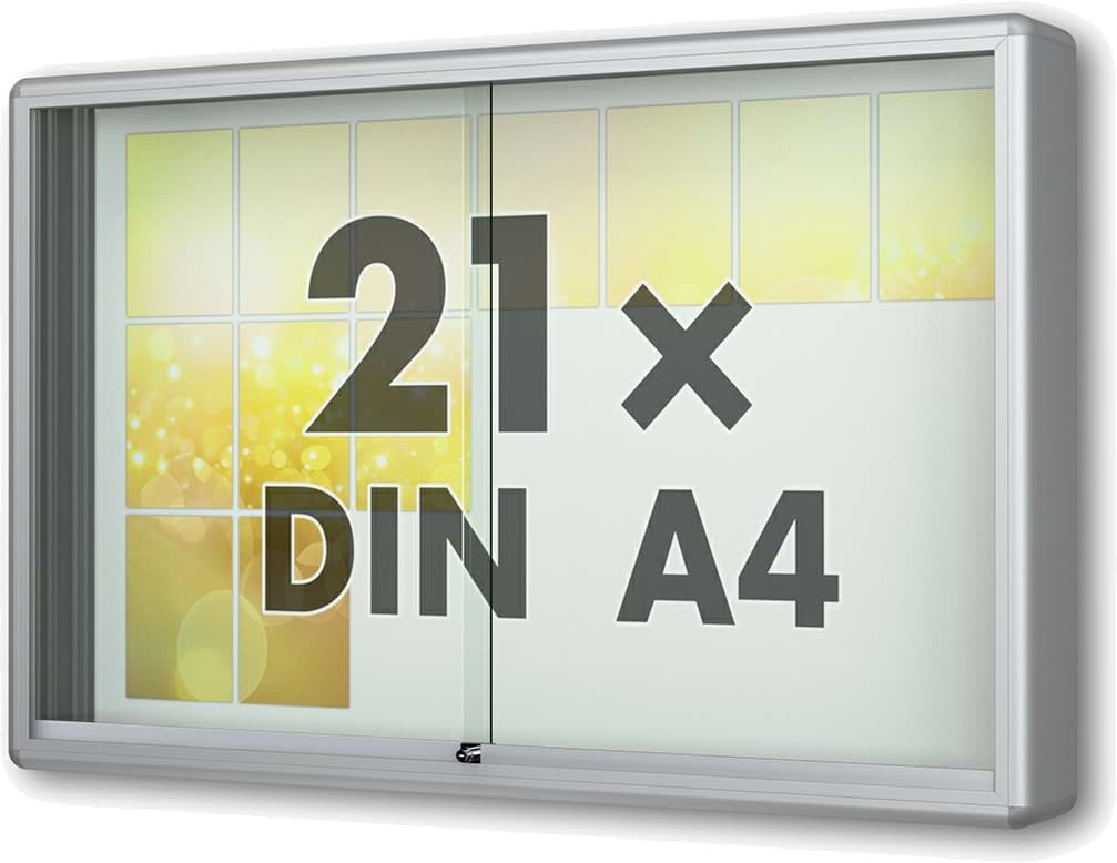 Schaukasten Moveo 1615x1030x210 mm BxHxT