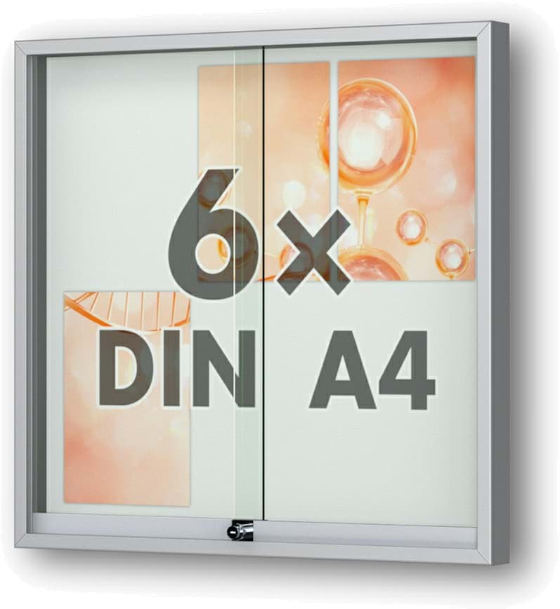 Schaukasten Fortis 710x695x60 mm BxHxT