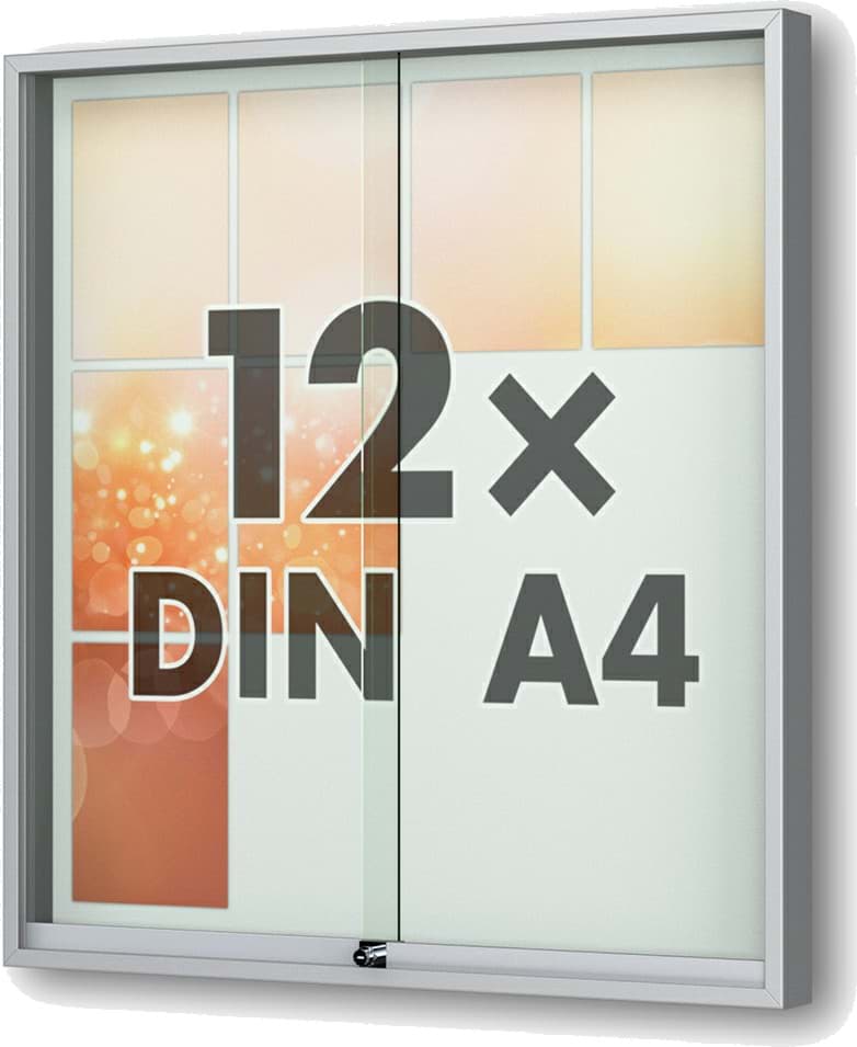 Schaukasten Fortis 930x1010x80 mm BxHxT