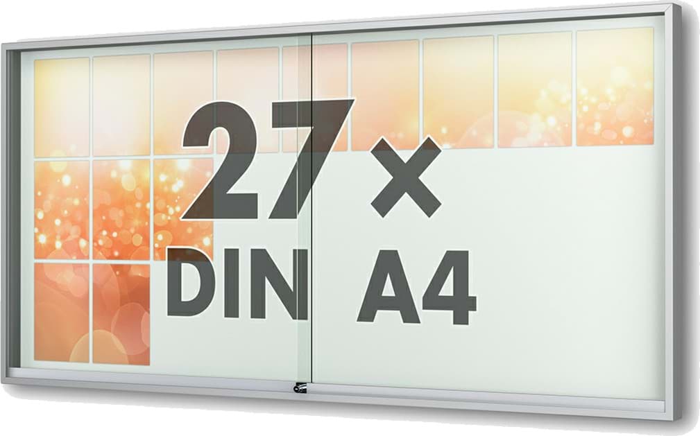 Schaukasten Fortis 2030x1010x80 mm BxHxT