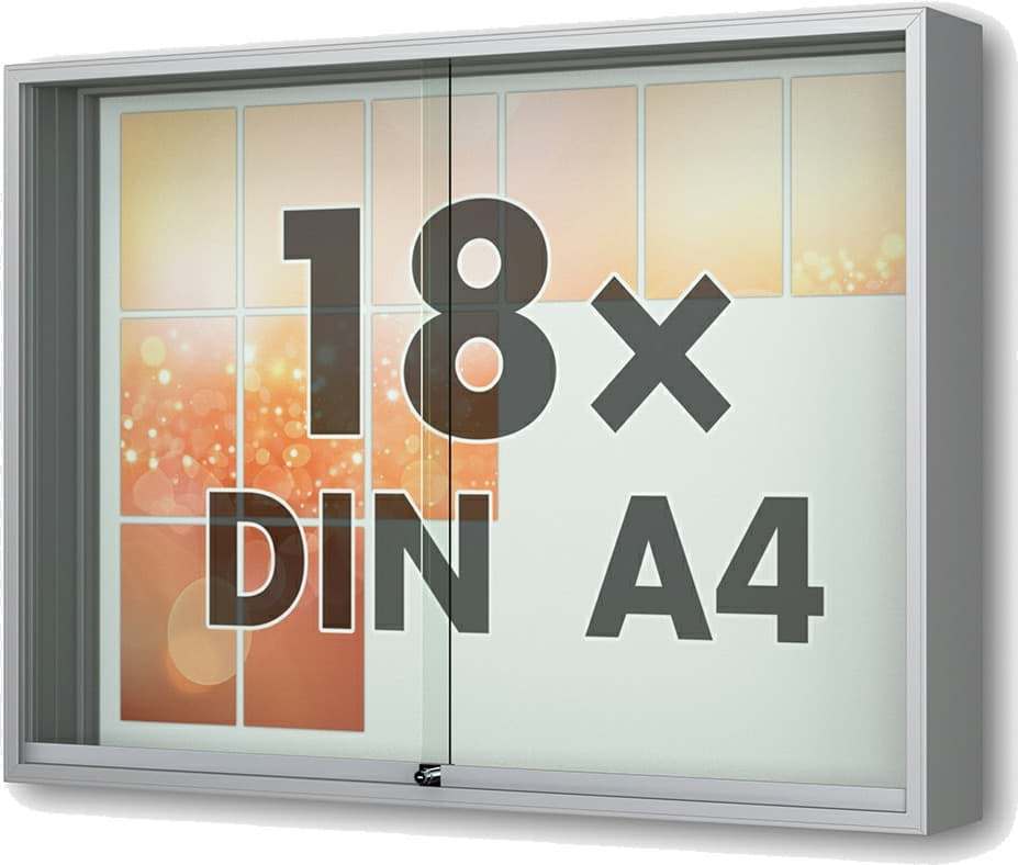 Schaukasten Fortis 1370x1010x210 mm BxHxT