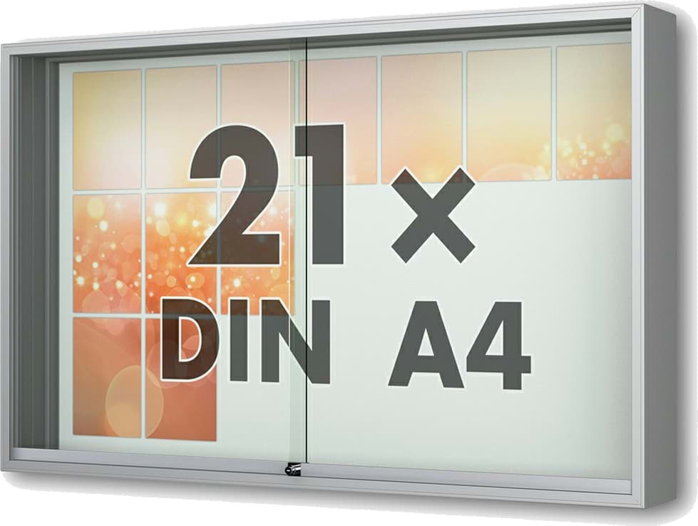 Schaukasten Fortis 1590x1010x210 mm BxHxT