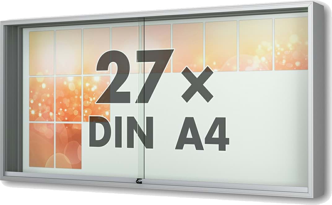 Schaukasten Fortis 2030x1010x210 mm BxHxT