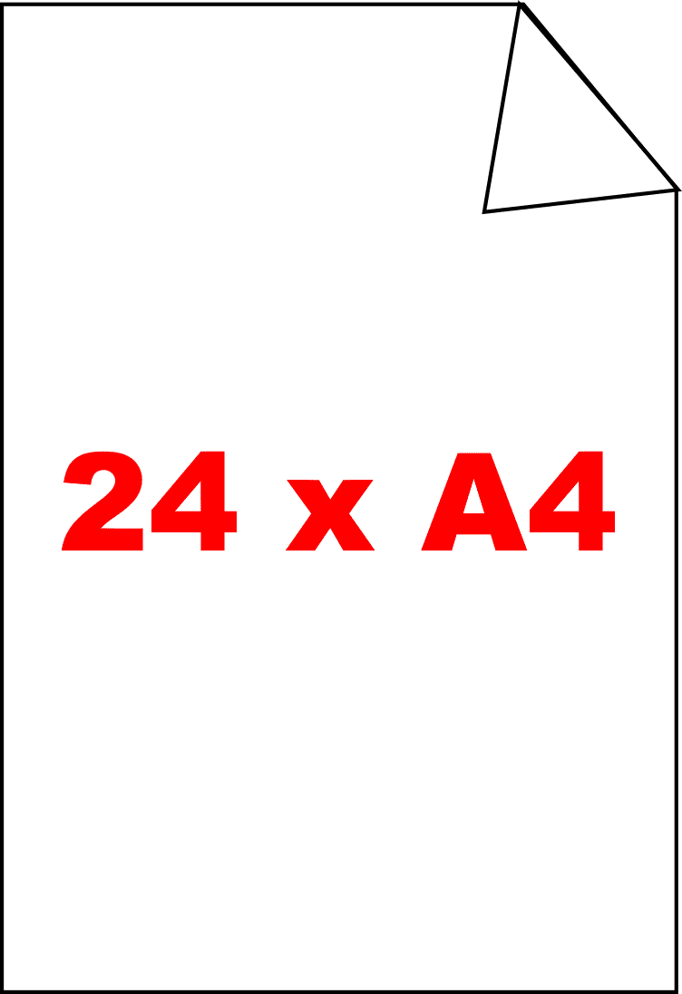 24 x DIN A4