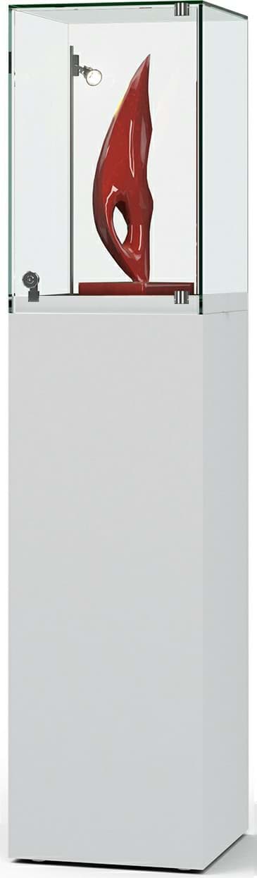 Haubenvitrine Fanum, 1700x400x400 mm HxBxT