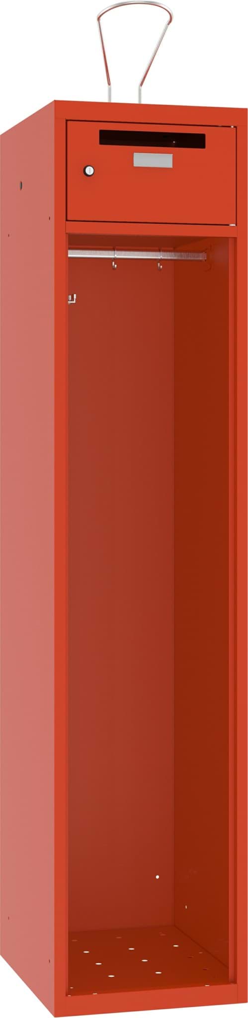 Feuerwehrschrank ohne Türe mit Wertfach und Einwufschlitz 1 Abteil