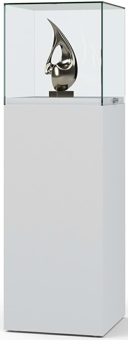 Haubenvitrine Fanum, 1600x500x500 mm HxBxT