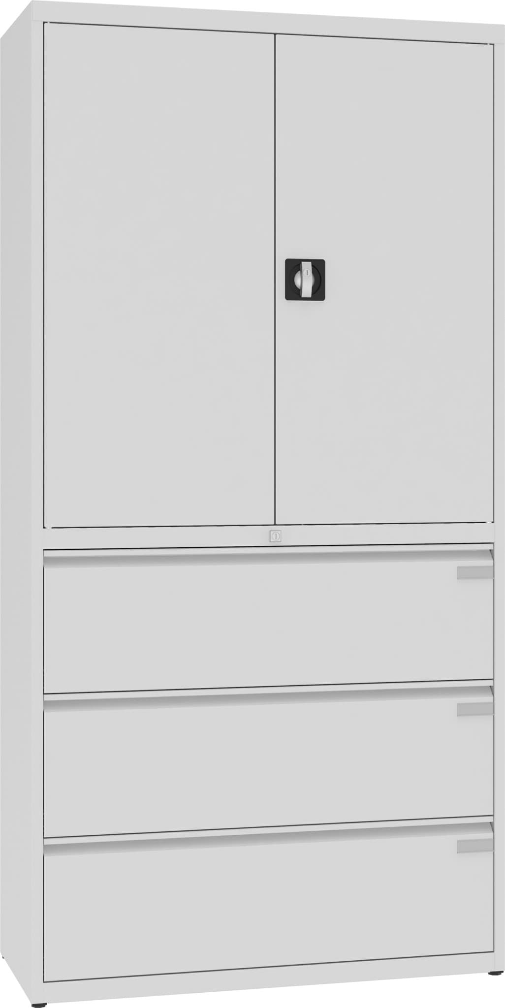 Kombinationsschränke 1990x1000x435 mm HxBx, TSKB 2, für Ordner / 3 Schubladen 