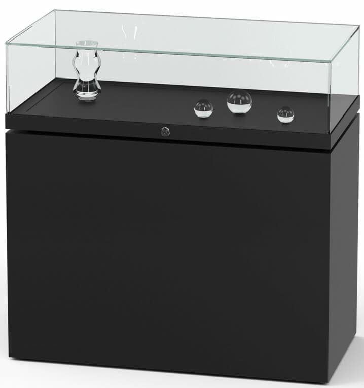 Tischvitrine Fanum 240, 970x1000x500 mm HxBxT