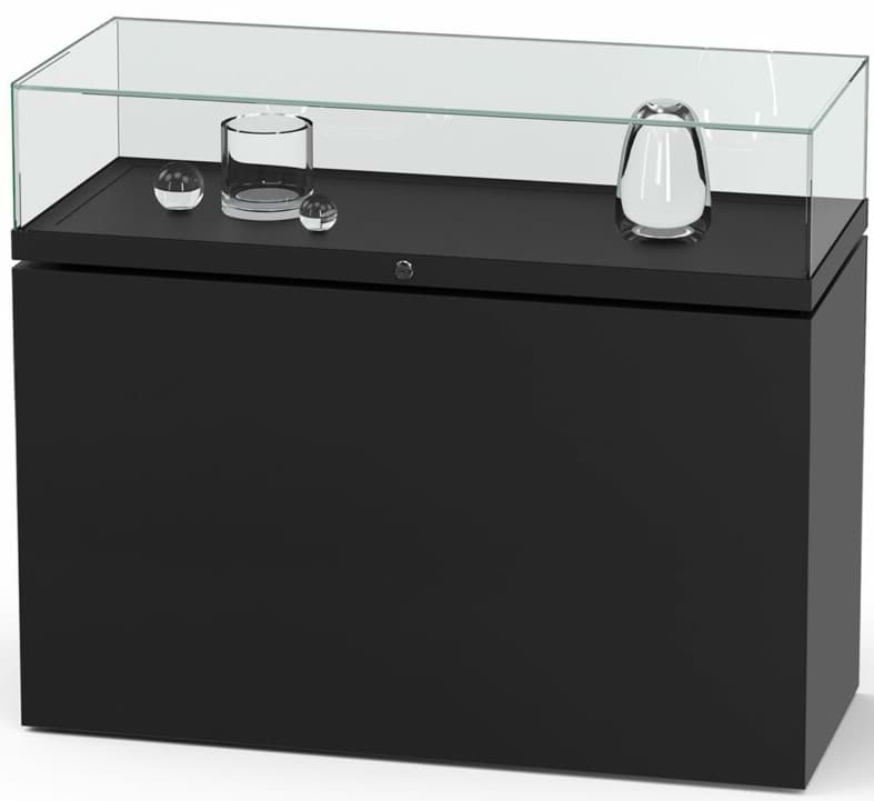 Tischvitrine Fanum 240, 970x1200x500 mm HxBxT