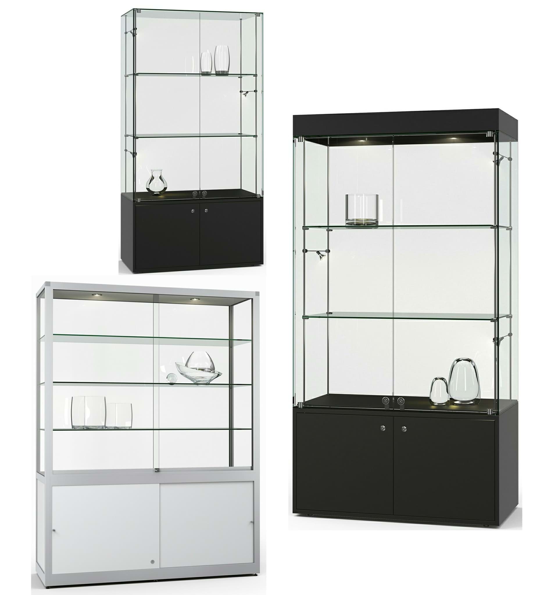 Vitrinen mit Unterschrank