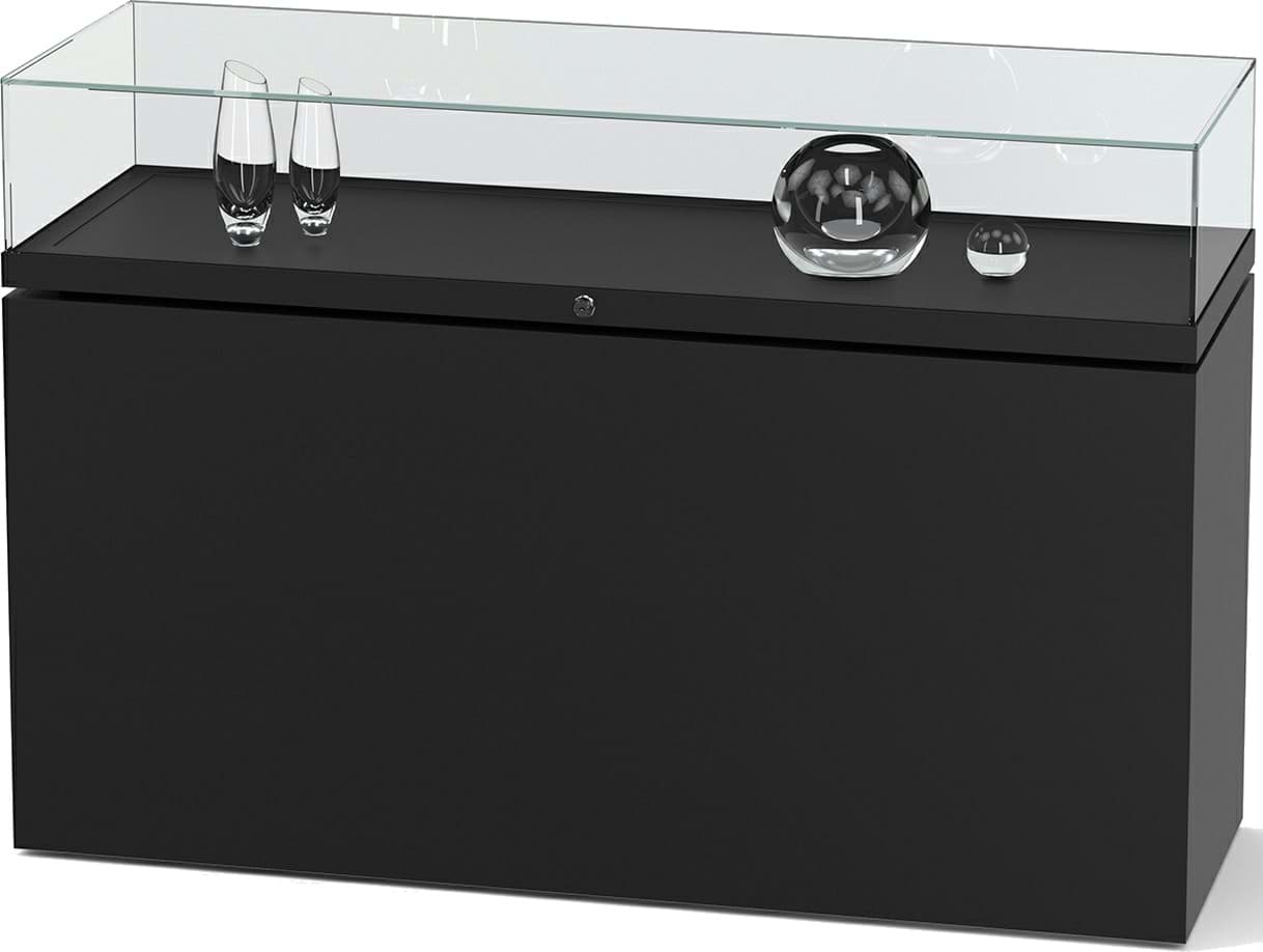 Tischvitrine Fanum 240, 970x1400x500 mm HxBxT