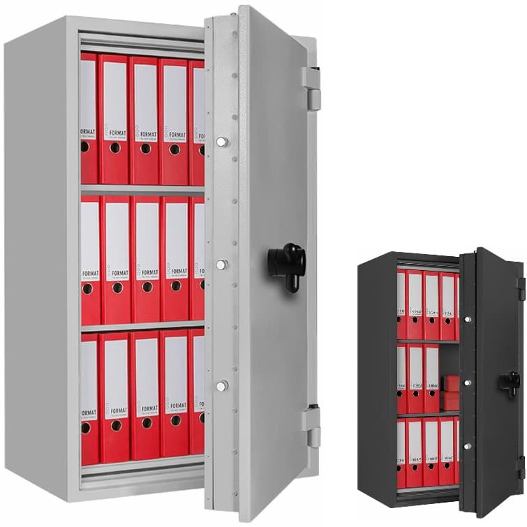 Papiersicherungsschrank GW-LV 3, 1125x686x463 mm HxBxT, feuersicher 120 Minuten