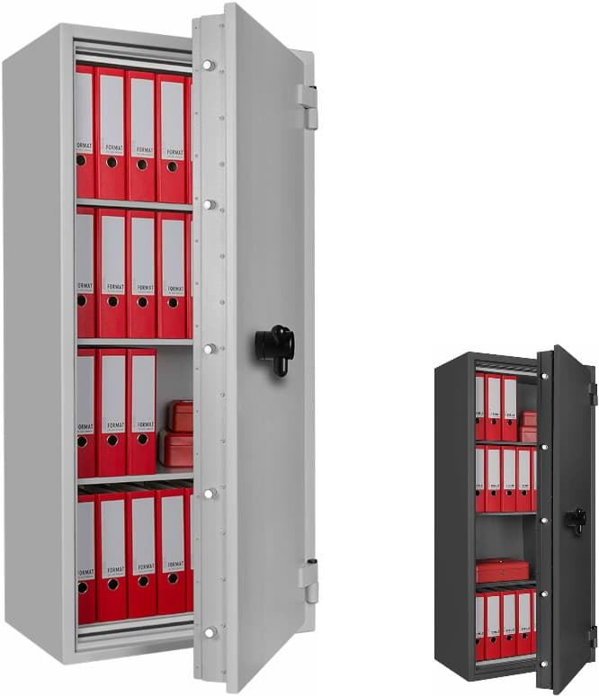 Papiersicherungsschrank GW-LV 4, 1490x686x463 mm HxBxT, feuersicher 120 Minuten