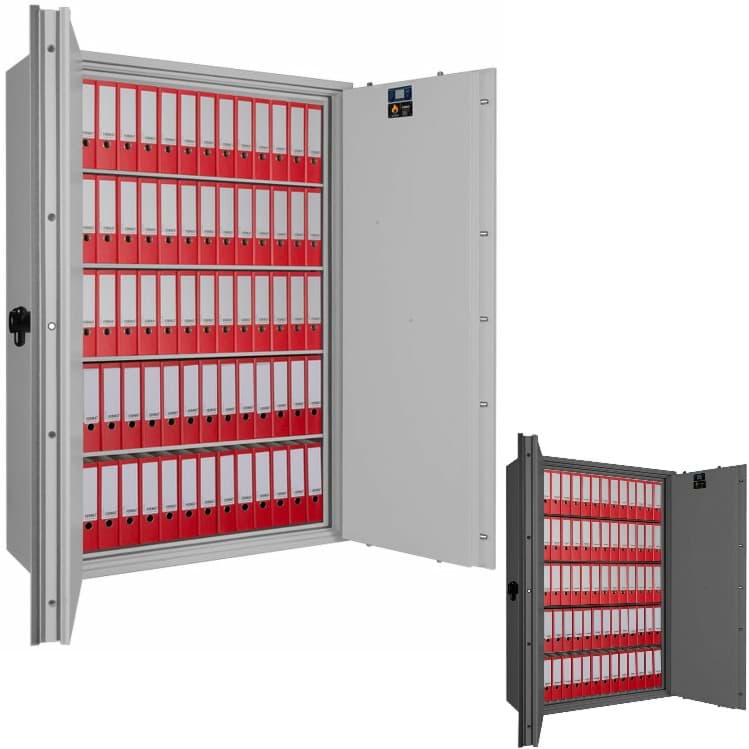 Papiersicherungsschrank GW-LV 6Z, 1840x1260x470 mm HxBxT, feuersicher 120 Minuten