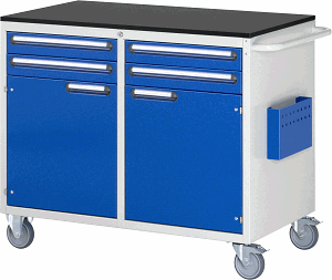 Montagewagen Modell LL5.7.7, B 1145 x T 650 x H 970 mm, Melamin-Top 19 mm