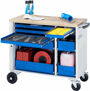 Werkzeugwagen, B 1025 x T 520 x H 890 mm