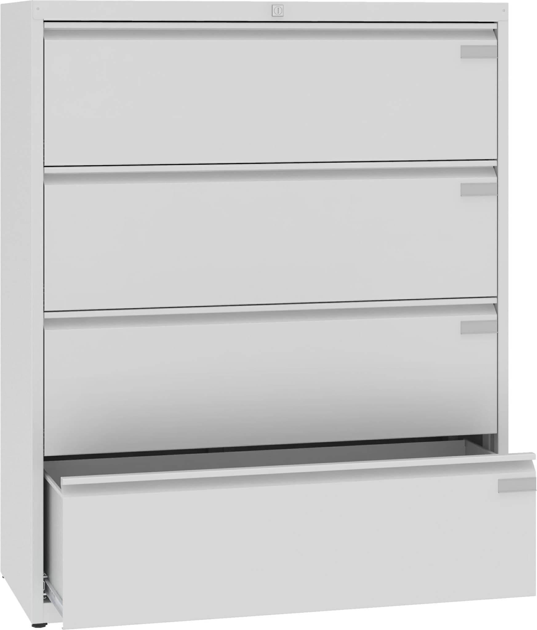Hängeregisterschrank 1225x1000x435 mm HxBxT mit 4 Schubladen