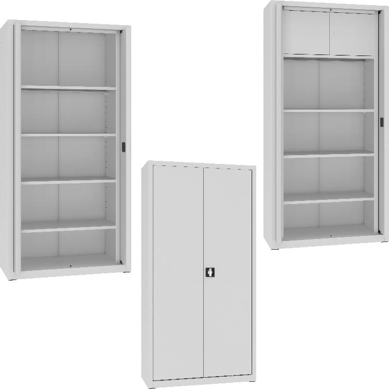 Aktenschrank mit Einschwenktüren
