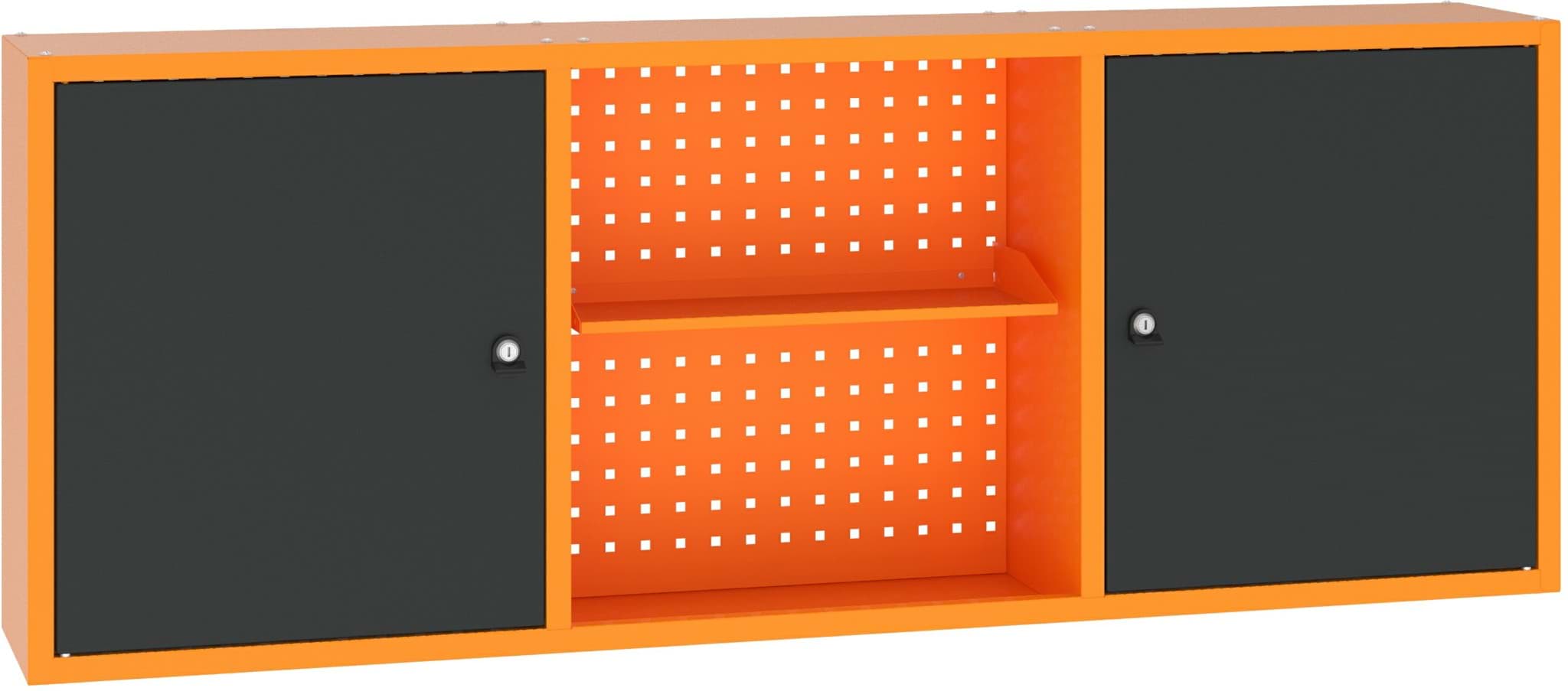 Hängeschrank 600x1596x250 mm HxBxT, mit 3x Fachböden