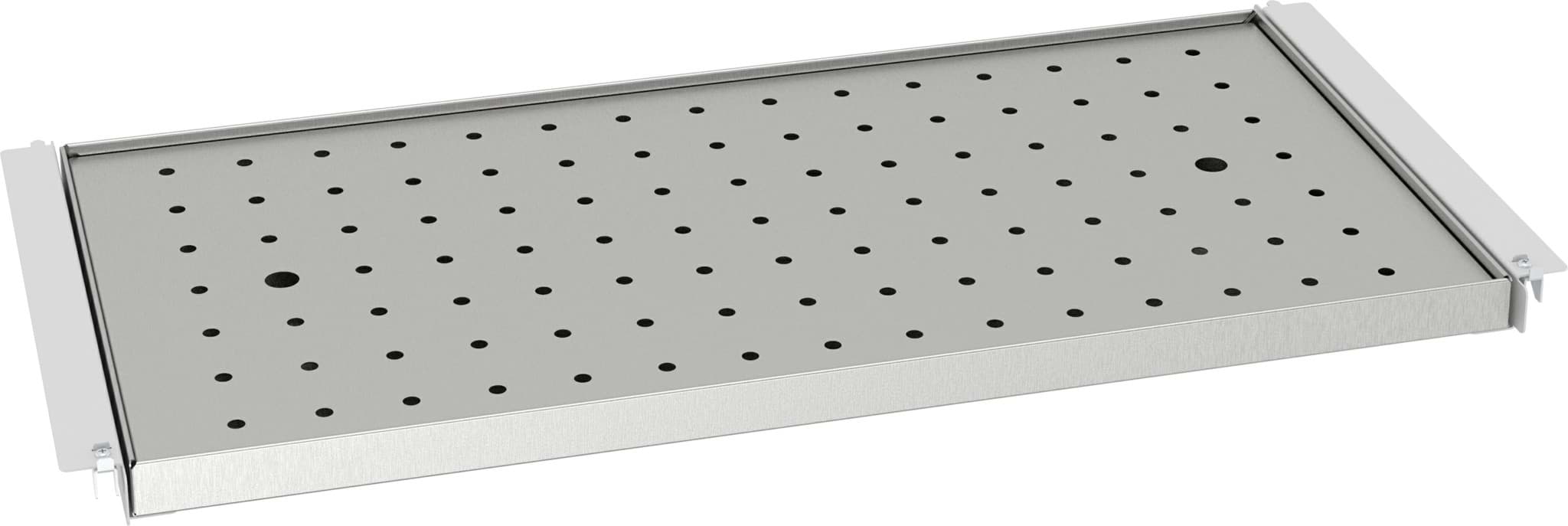 Wannenboden mit Ablaufplatte 911 x 452 mm BxT für Schrank 1990x1000x500 mm HxBxT