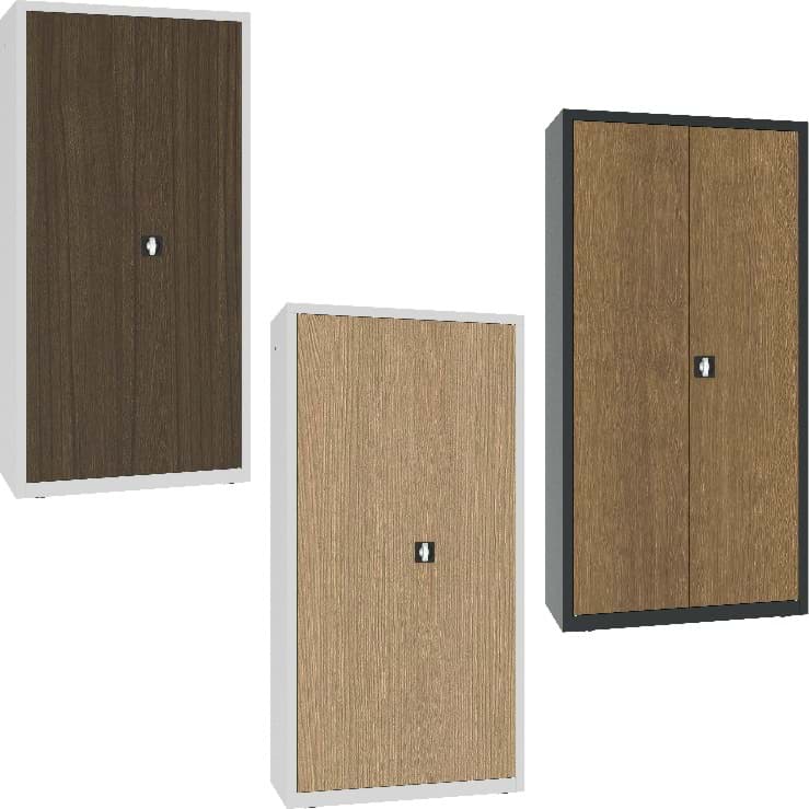 Mehrzweckschränke mit Struktur laminierten Türen