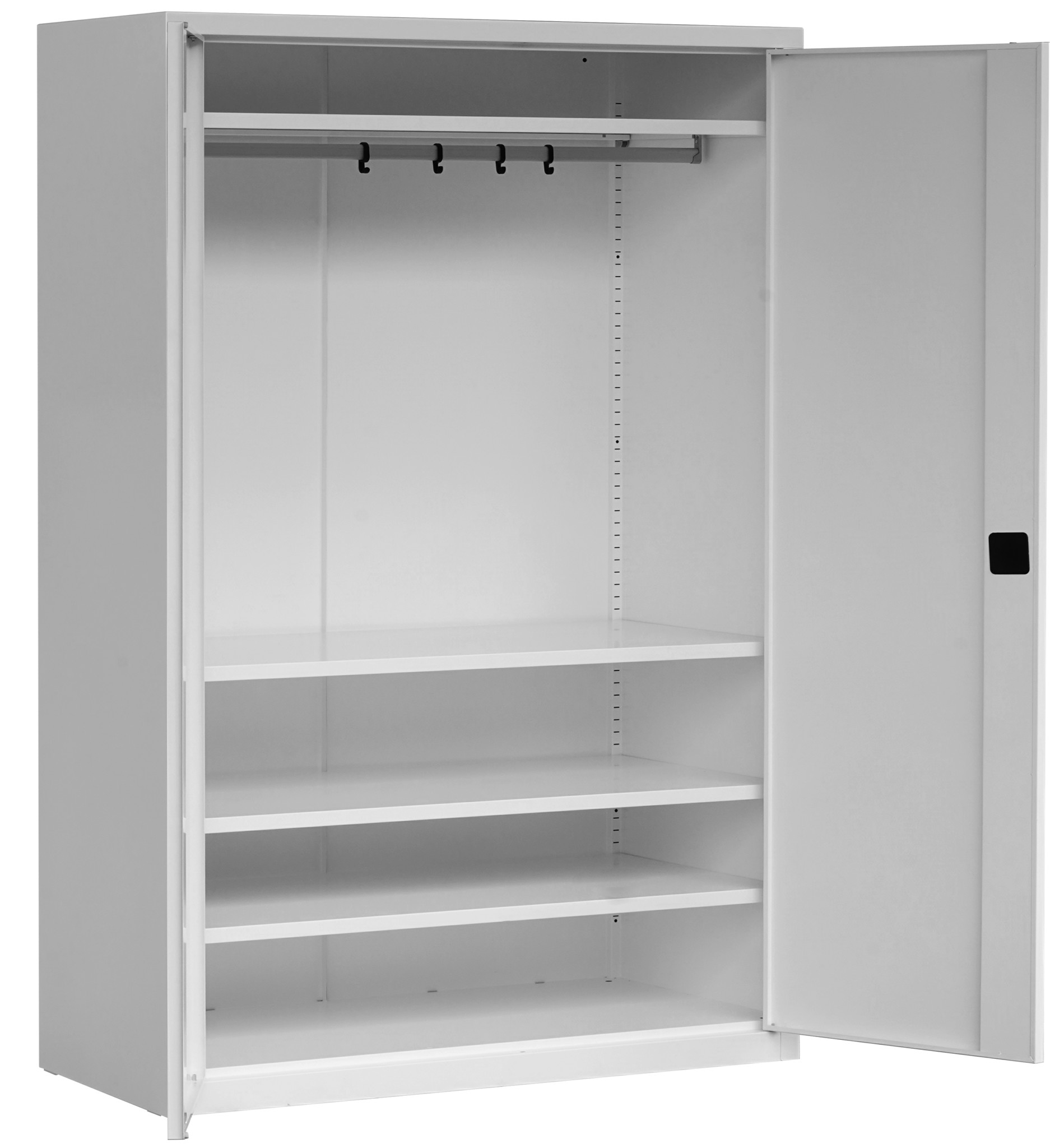 Mehrzweck-/Garderobenschrank 1990x1400x500 mm HxBxT, SSB 2014/5r