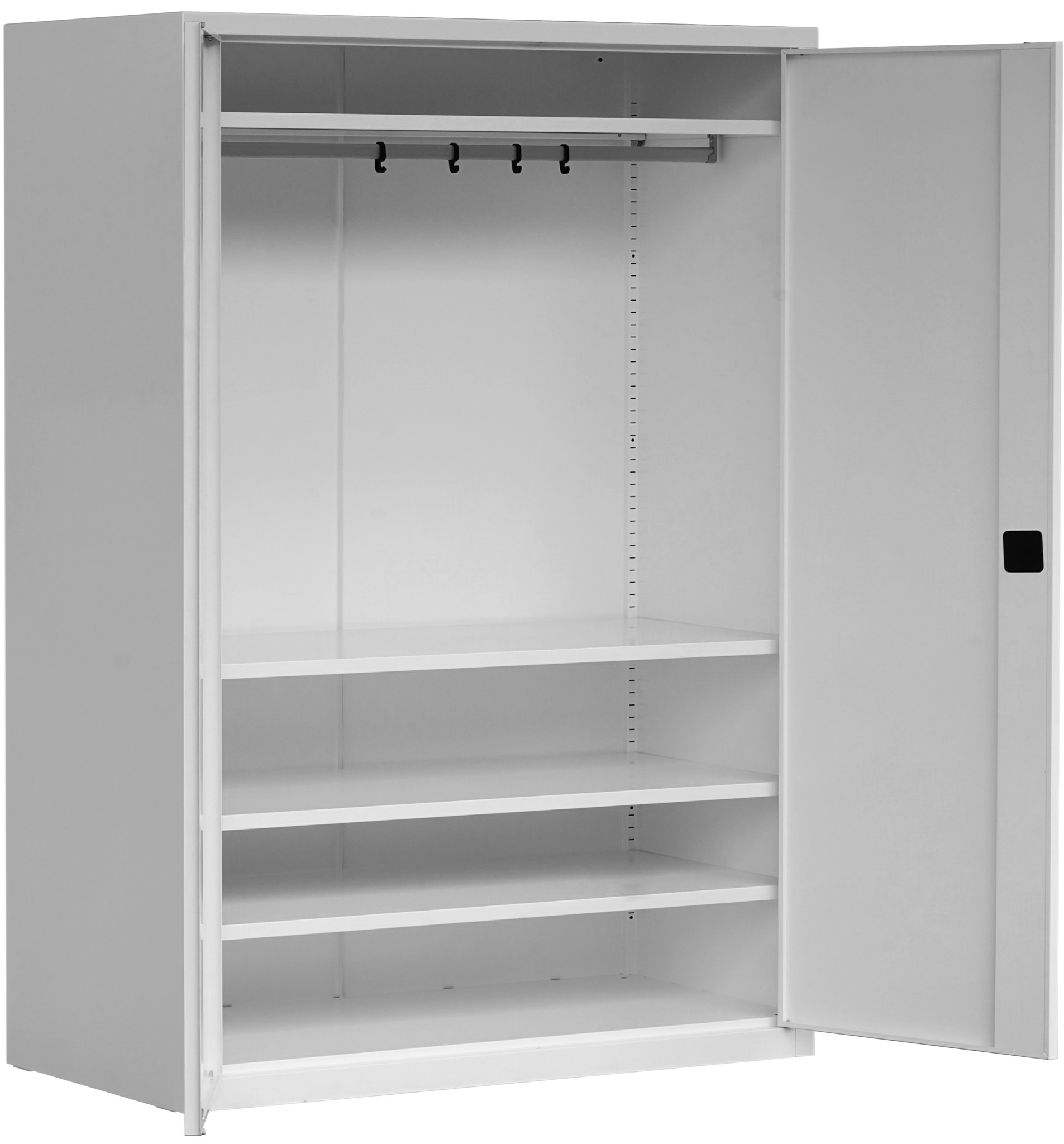 Mehrzweck-/Garderobenschrank 1990x1400x700 mm HxBxT, SSB 2014/7r