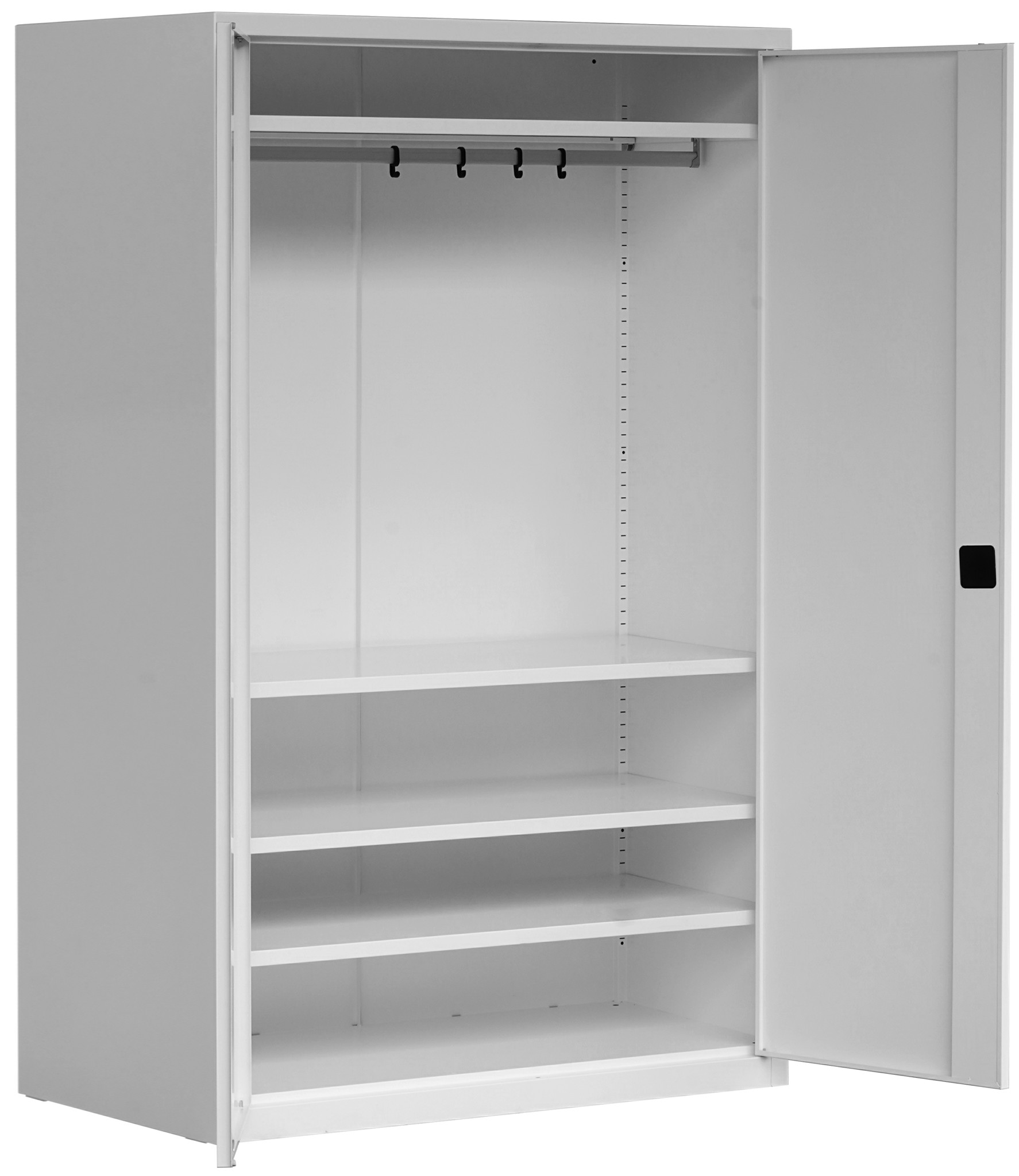 Mehrzweck-/Garderobenschrank 1990x1200x700 mm HxBxT, SSB 2012/7r