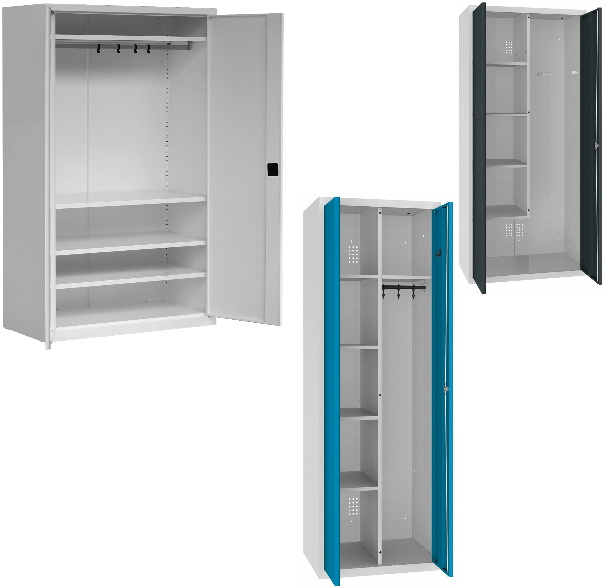 Garderoben- / Putzmittel- / Wäscheschränke