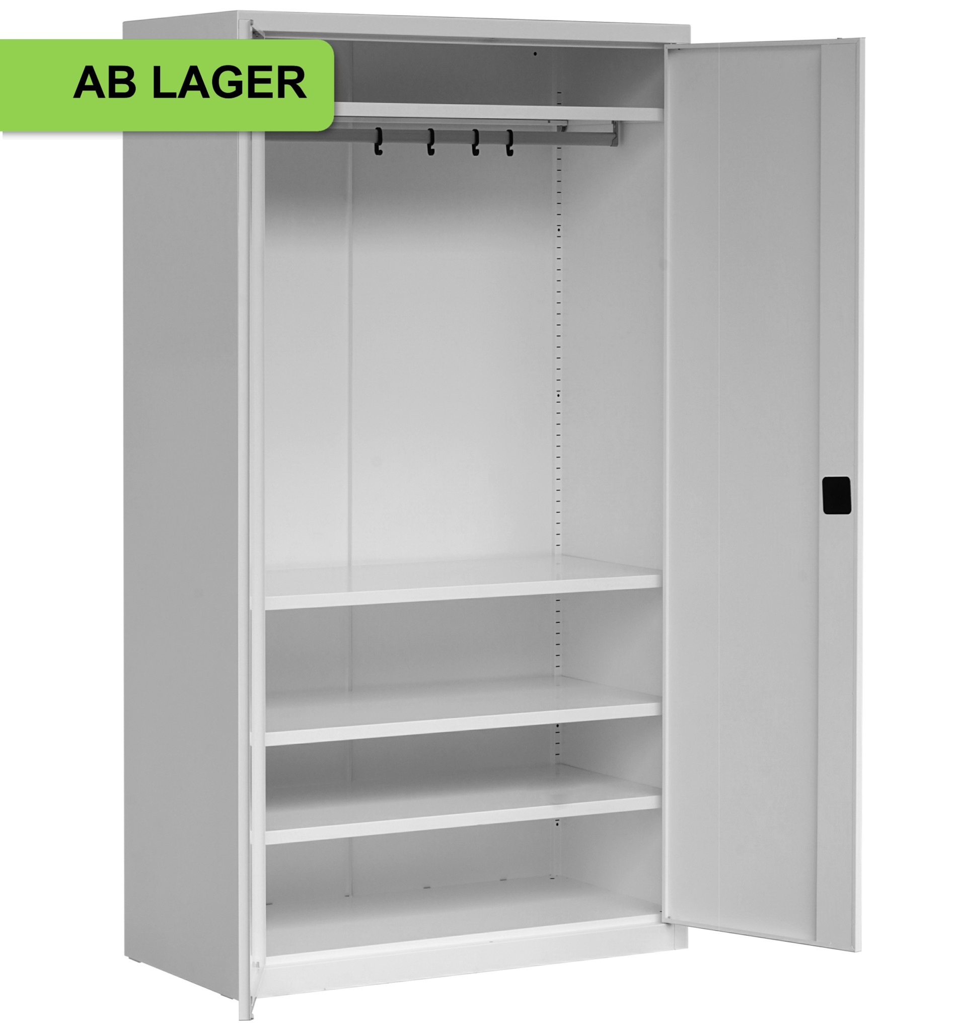 Mehrzweck-/Garderobenschrank, 1990x1000x600 mm HxBxT ab Lager
