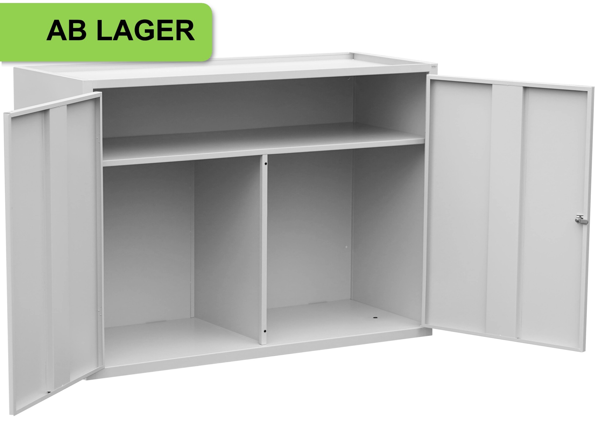 Pneuschrank, lichtgrau, 1400x1000x550 mm BxHxT mit Rückwand