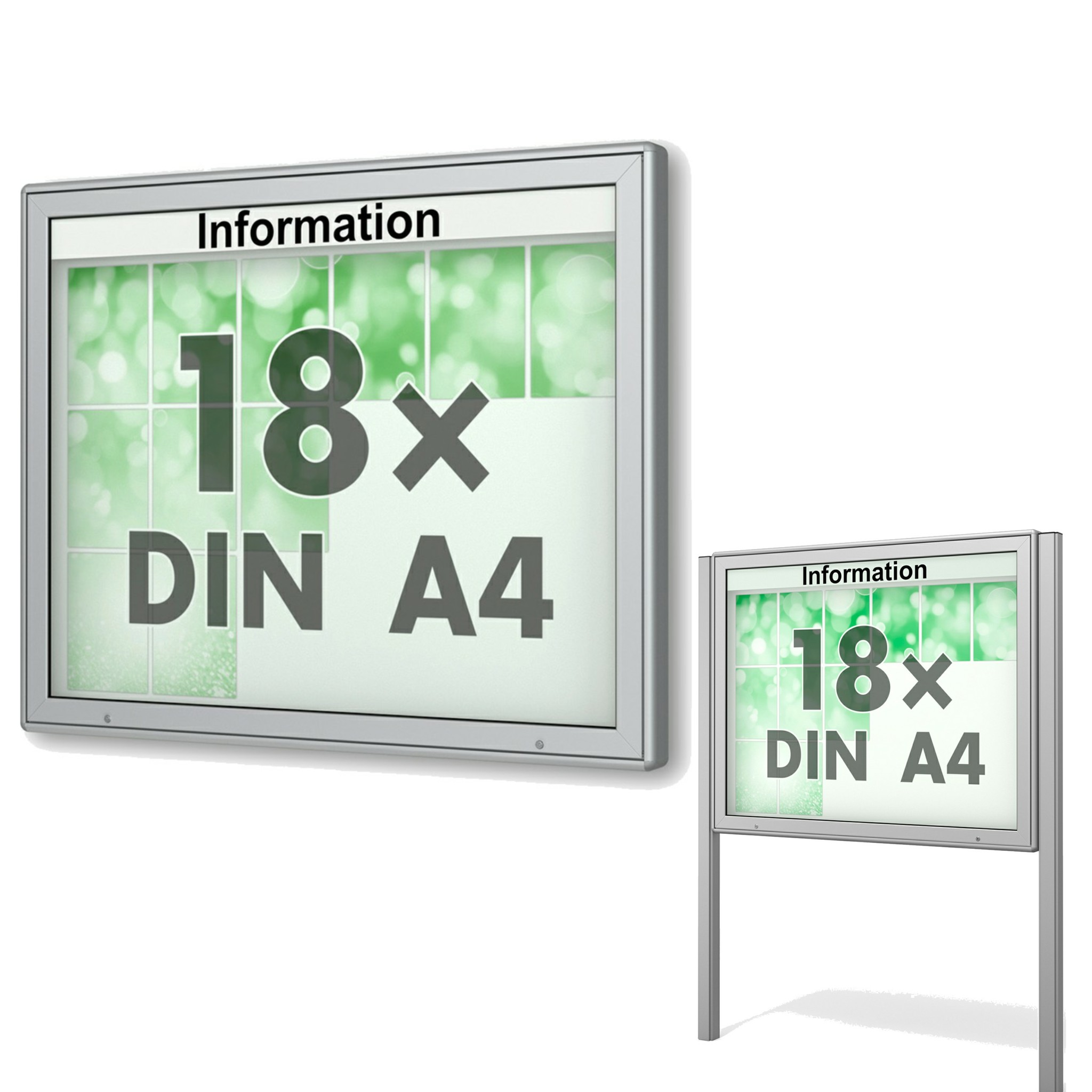 Schaukasten Plenum 1413x1153x80 mm BxHxT