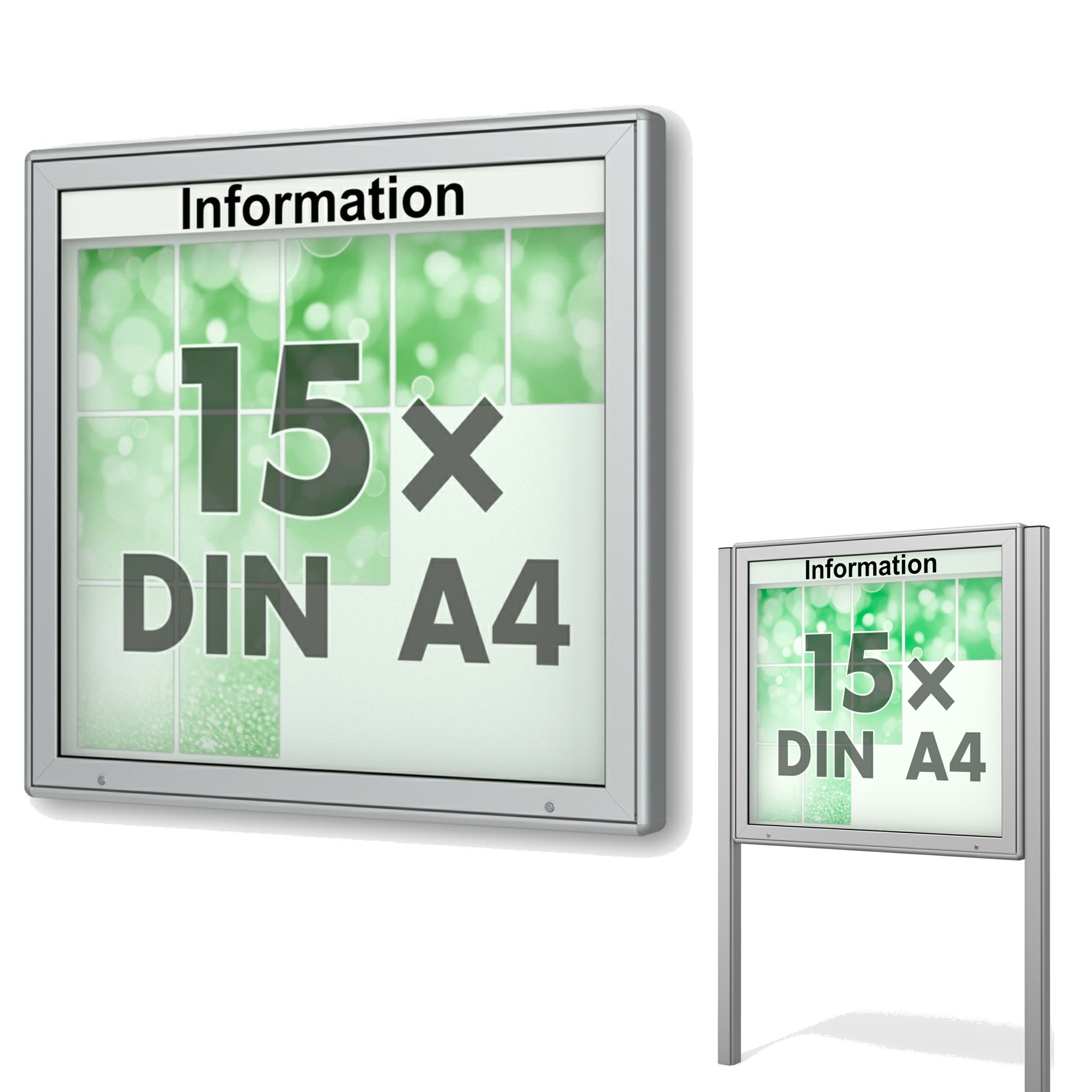 Schaukasten Plenum 1203x1153x80 mm BxHxT