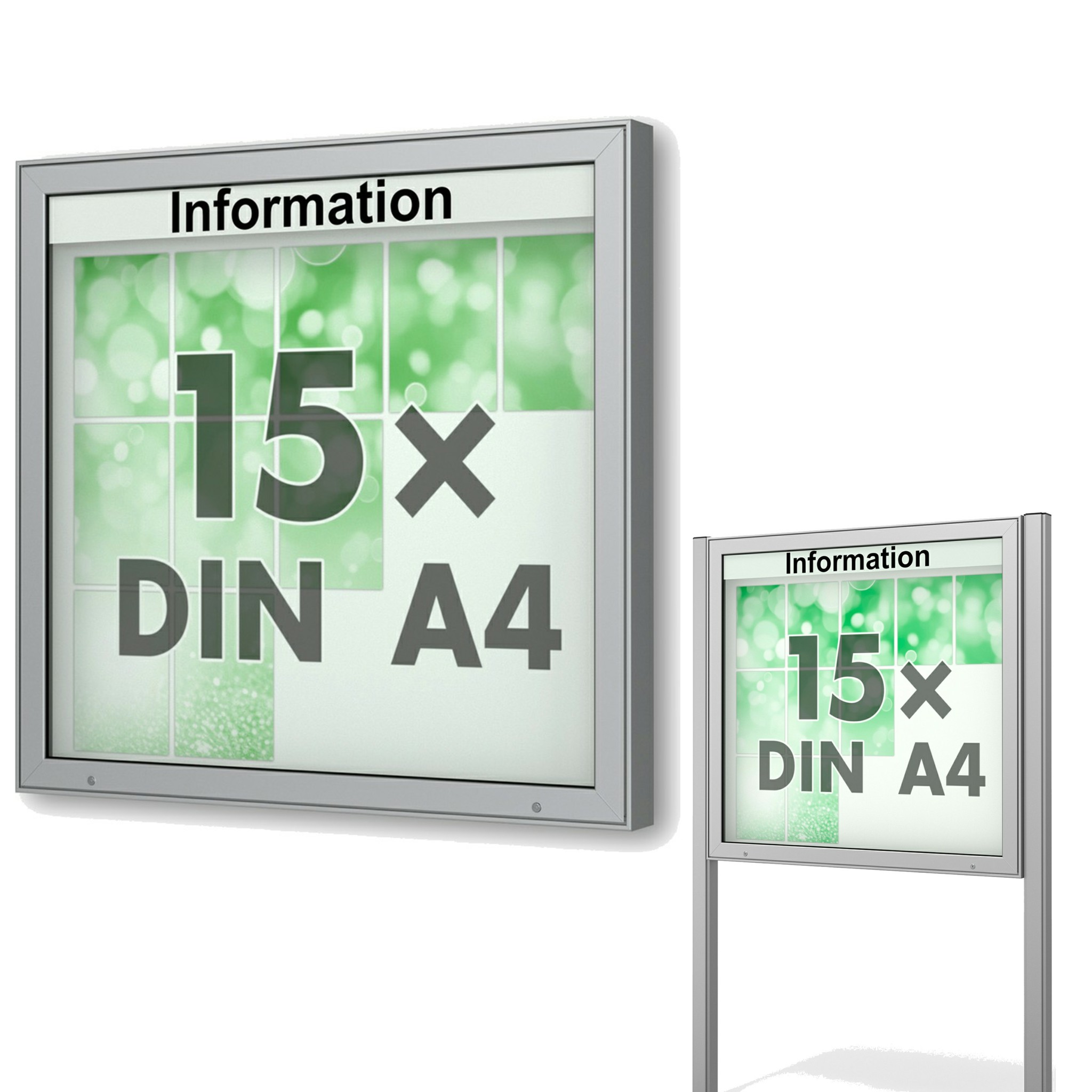 Schaukasten Plenum 1180x1130x100 mm BxHxT