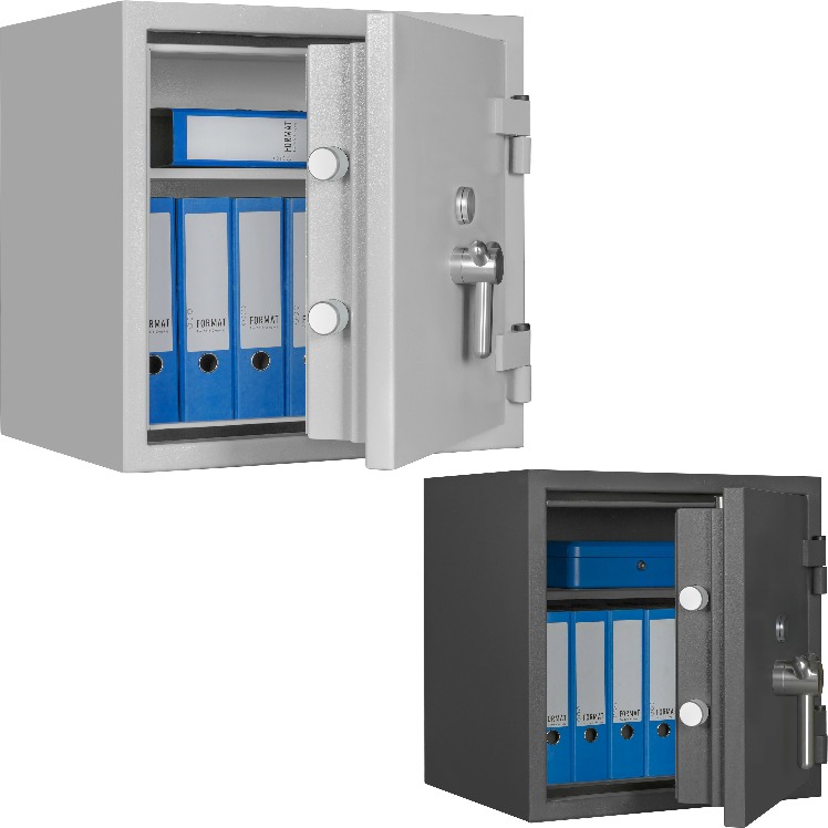 Wertschutzschrank Modell GW-TP Pro 10, Farbe RAL 7035, Widerstandsgrad 2