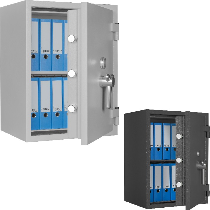 Wertschutzschrank Modell GW-TP Pro 20, Farbe RAL 7035, Widerstandsgrad 2