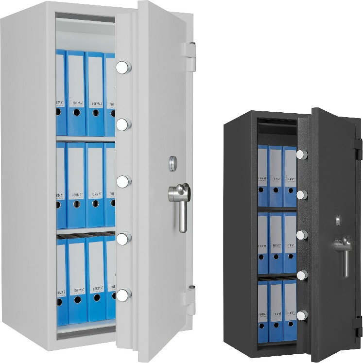 Wertschutzschrank Modell GW-TP Pro 40, Farbe RAL 7035, Widerstandsgrad 2