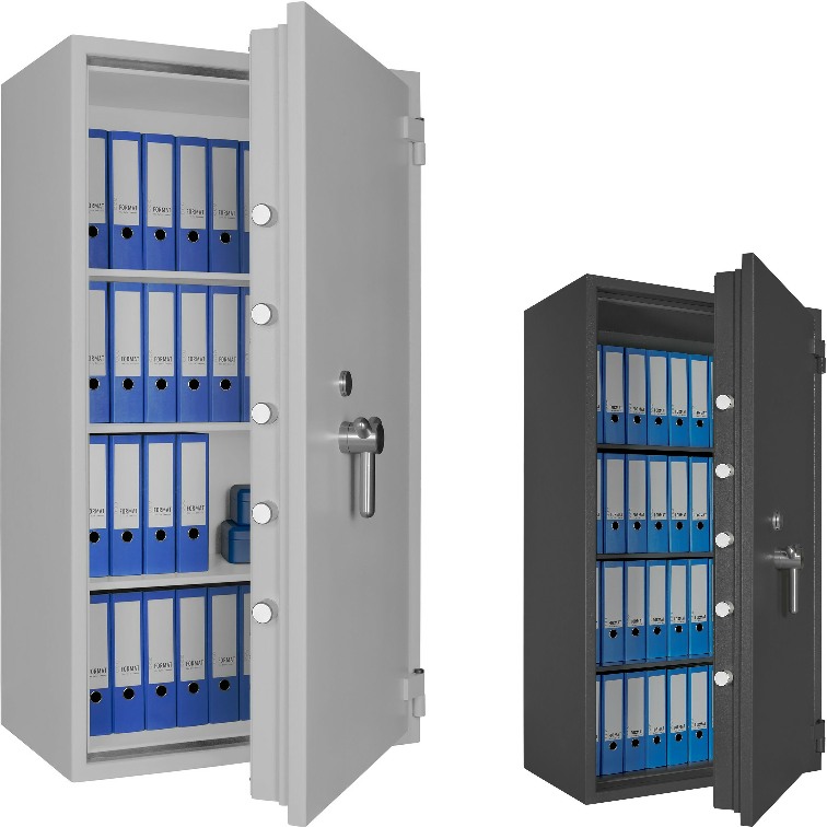 Wertschutzschrank Modell GW-TP Pro 60, Farbe RAL 7035, Widerstandsgrad 2