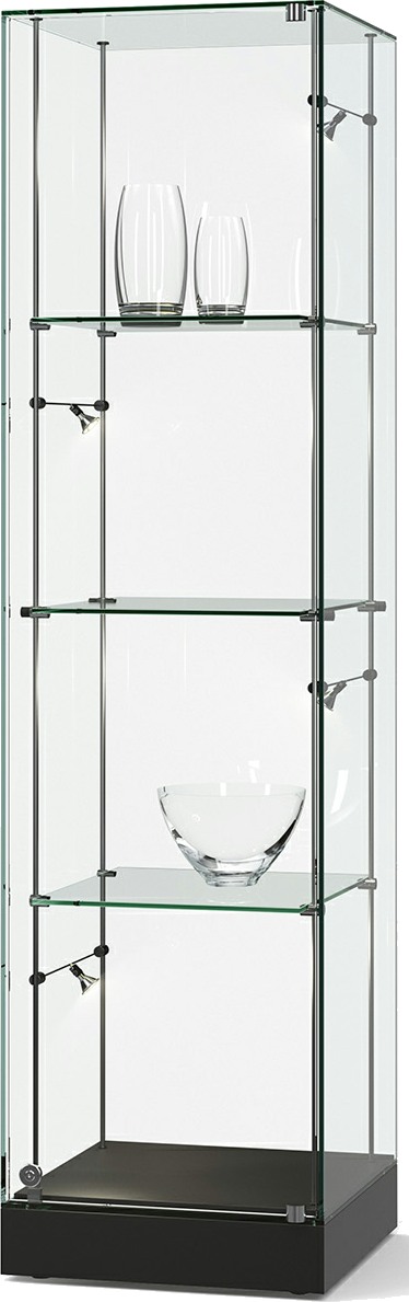 Säulenvitrine Fanum 300, 1900x500x500 mm HxBxT