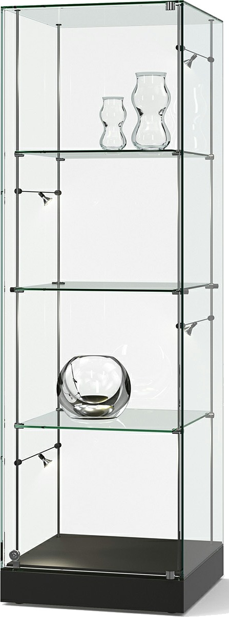 Säulenvitrine Fanum 300, 1900x600x600 mm HxBxT
