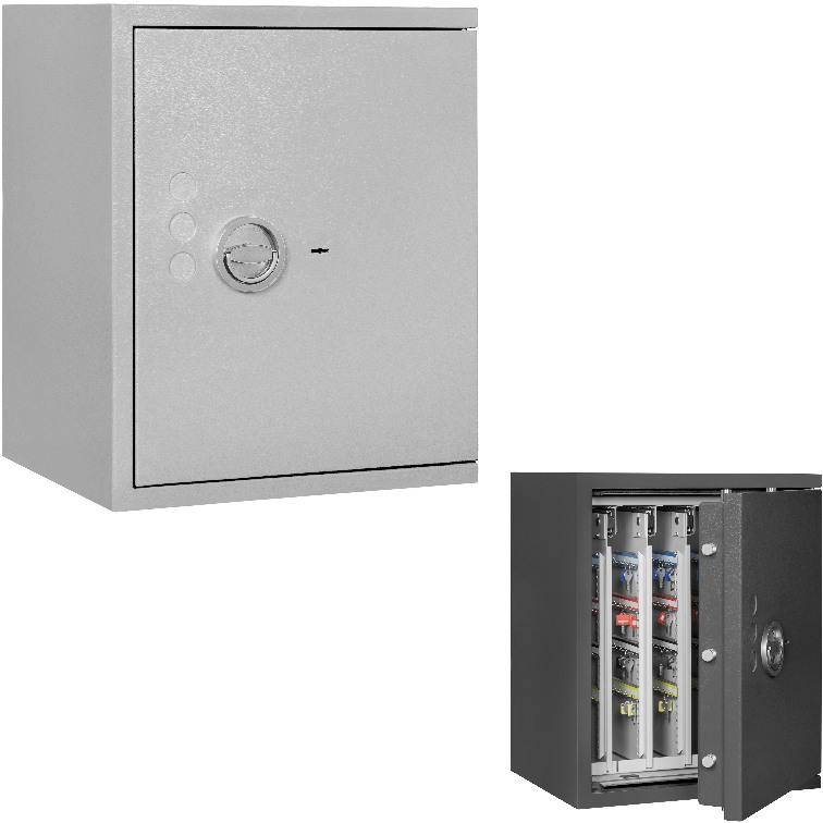 Schlüssel-/Wertschutzschrank GW-STL 400, 605x500x420 mm HxBxT