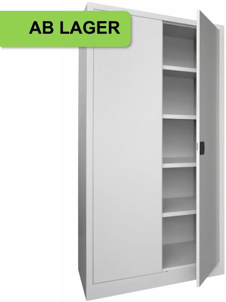 Mehrzweckschrank 1800x1000x400 mm HxBxT auf Sockel ab Lager (11 Stück)