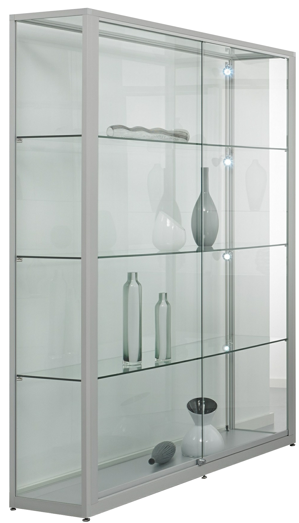 Standvitrine 2000x1500x400 mm HxBxT