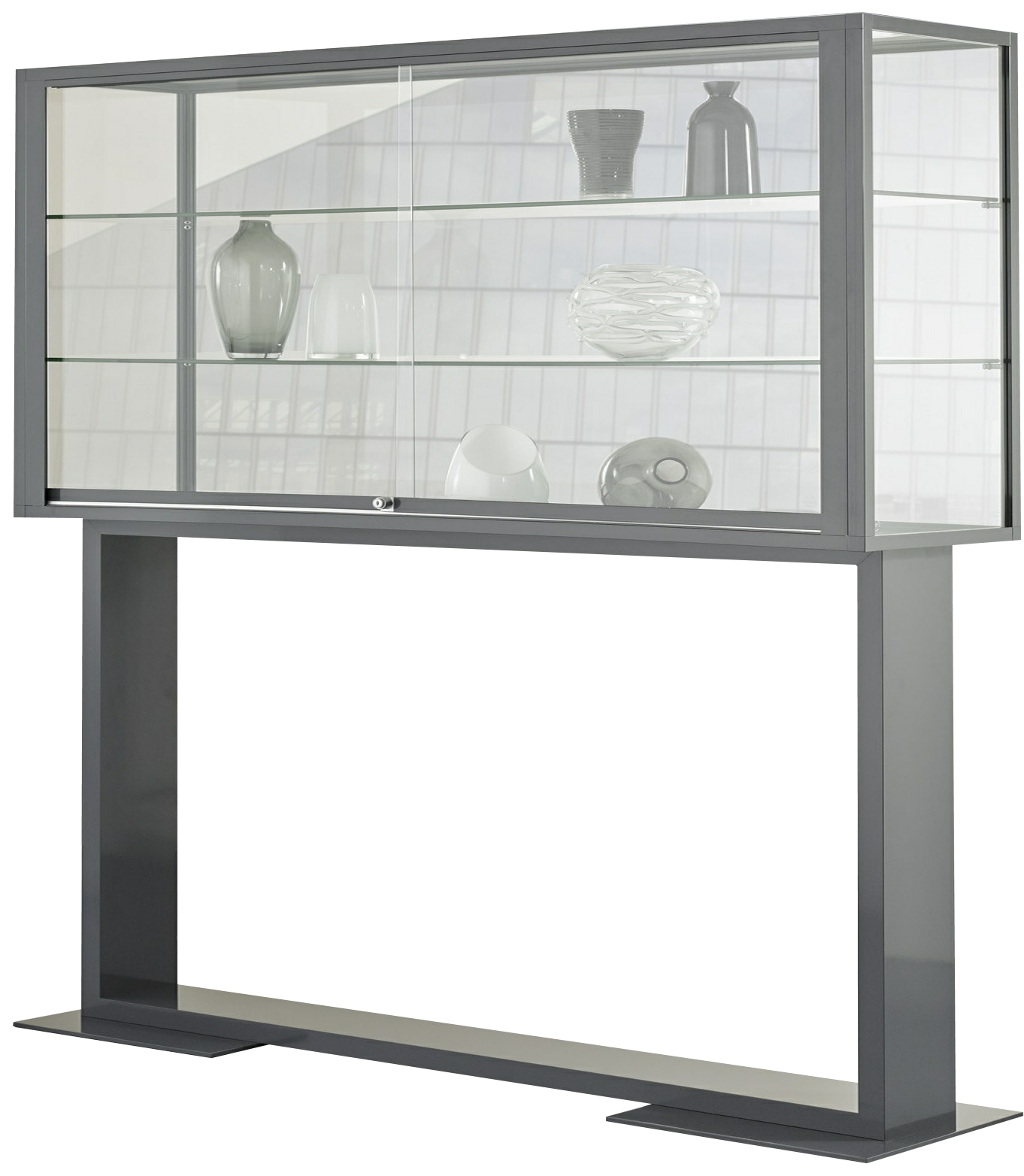 Ausstellungsvitrine 1800x2000x400 mm HxBxT