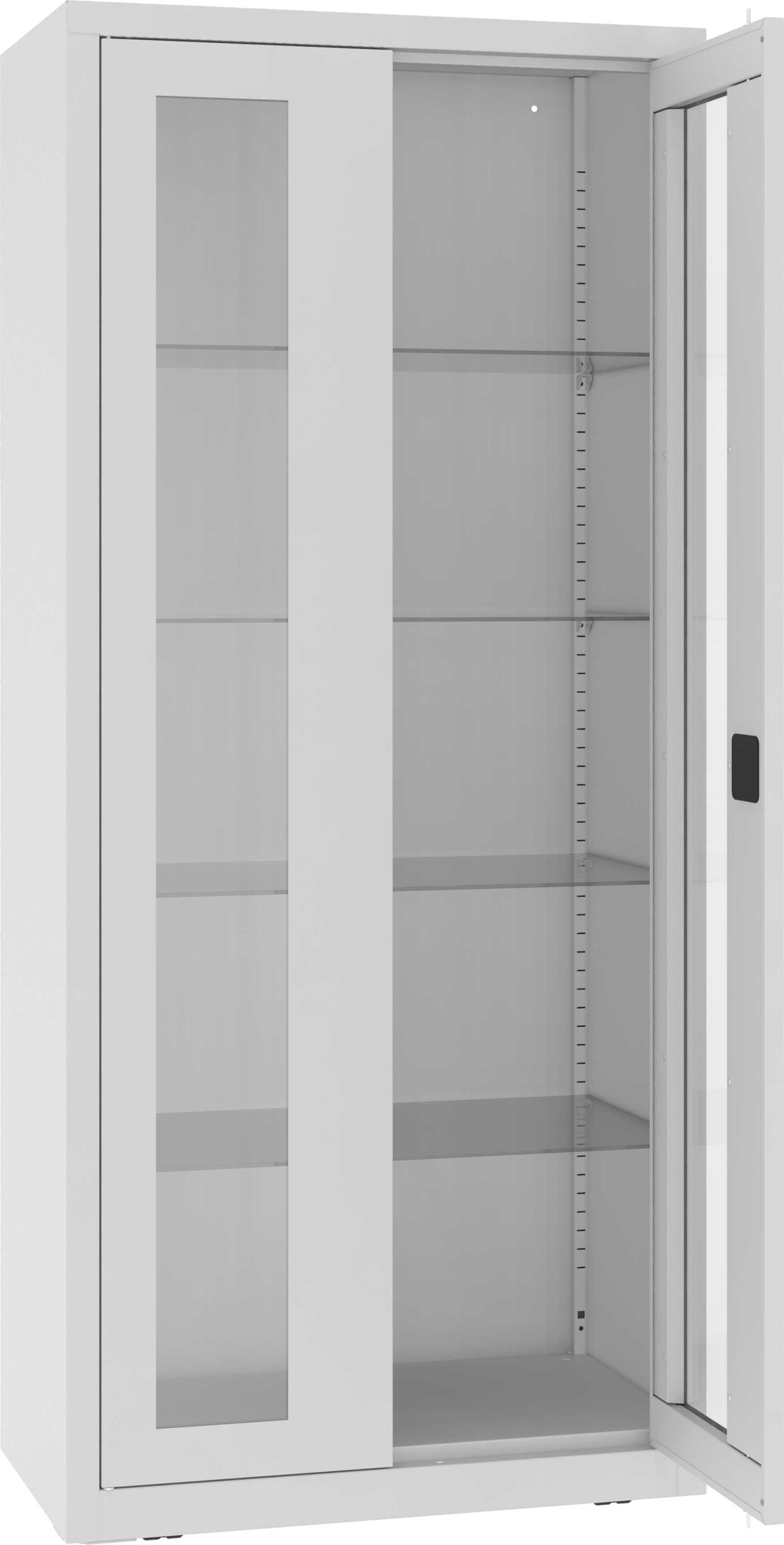 Mehrzweckschrank 1800x800x435 mm HxBxT, NSML 112, mit Sichtfenster