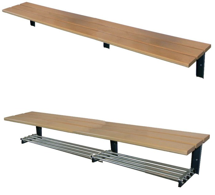 Wandsitzbank Länge 1500 mm, Tiefe 380 mm