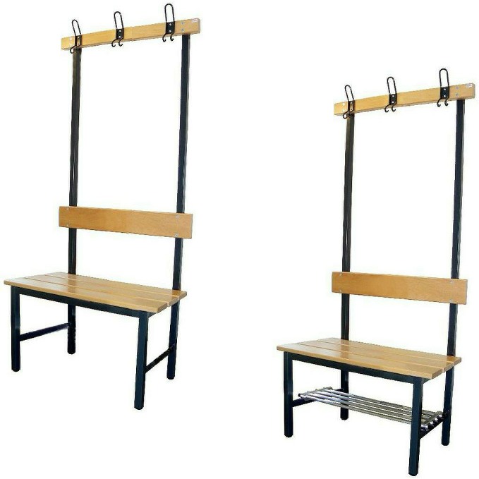 Einseitige Sitzbank Länge 650 mm, Tiefe 400 mm