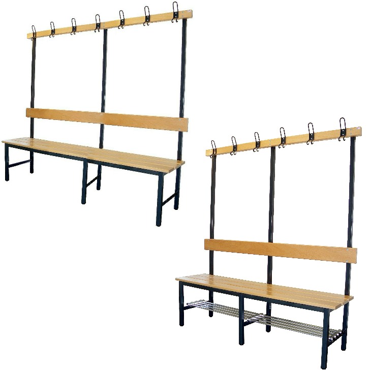 Einseitige Sitzbank Länge 1500 mm, Tiefe 400 mm