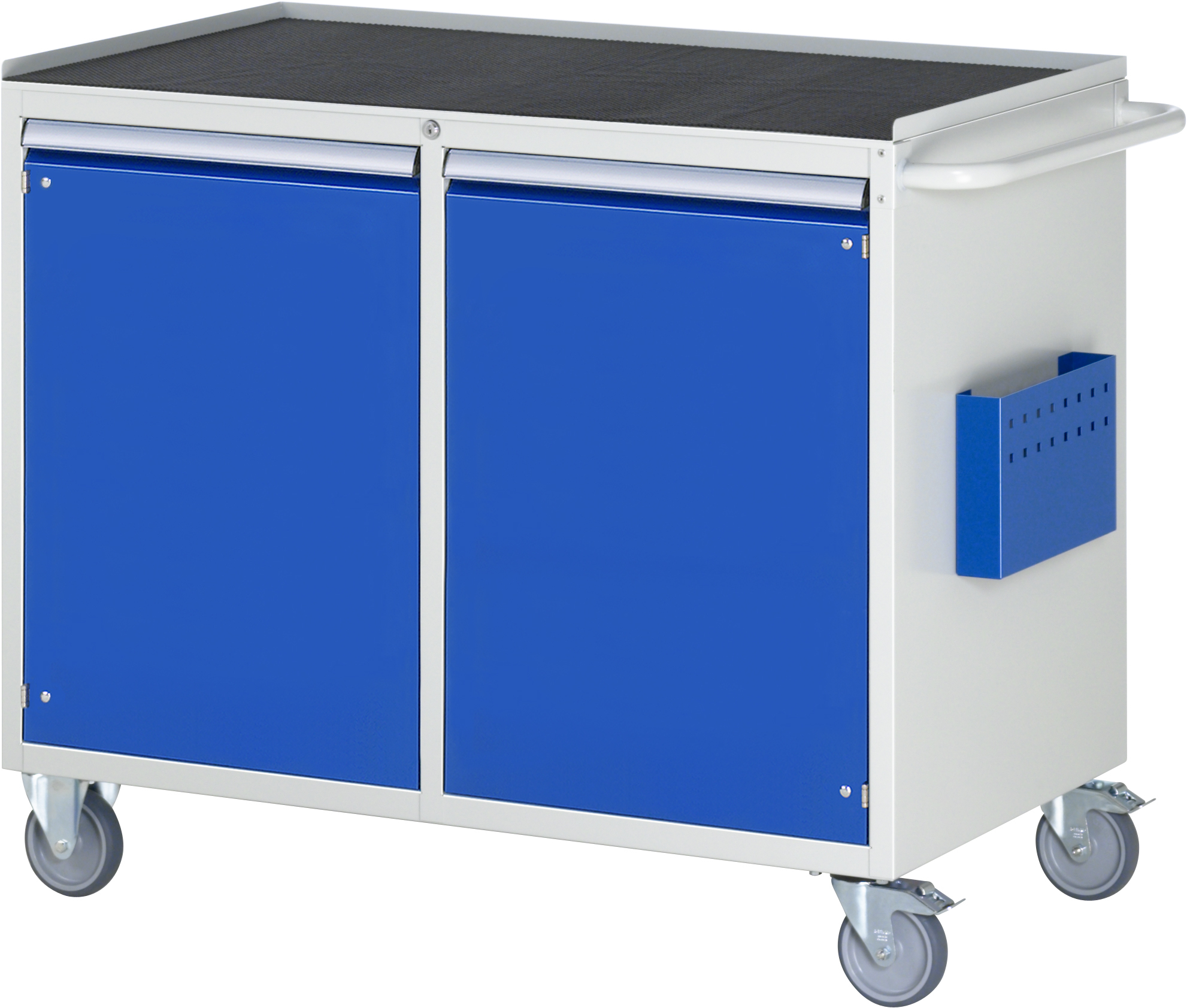 Montagewagen Modell LL5.12.12, H975 x 1145 x 650 mm HxBxT, Metall-Top 25 mm